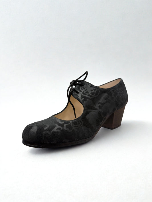 ZAPATO PROFESIONAL BEGOÑA CERVERA PEONÍA NEGRO TALLA 37,5