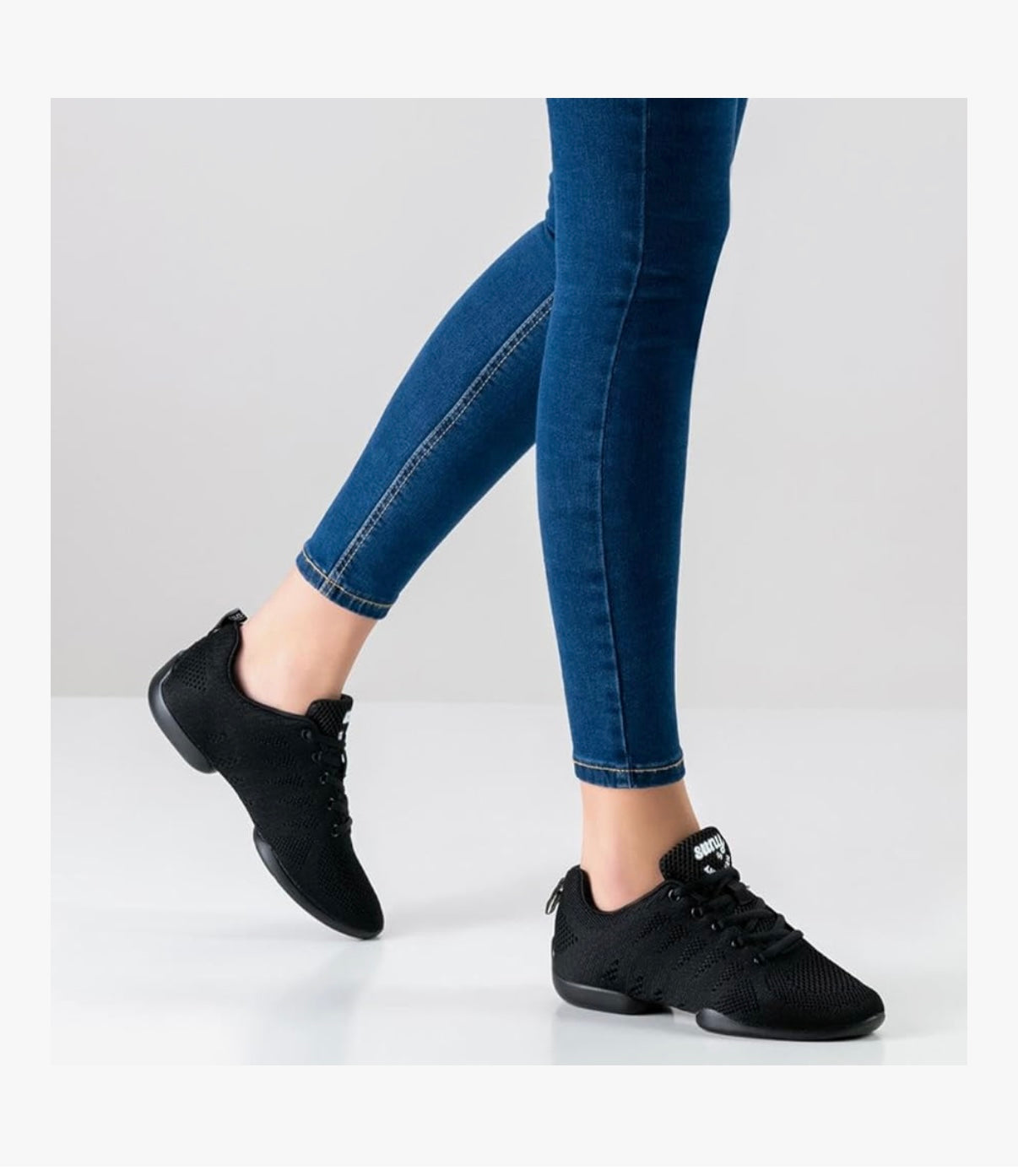 ZAPATILLAS / SNEAKER BAILE UNISEX NEGRAS , MODELO SUNY DE ANNA KERN