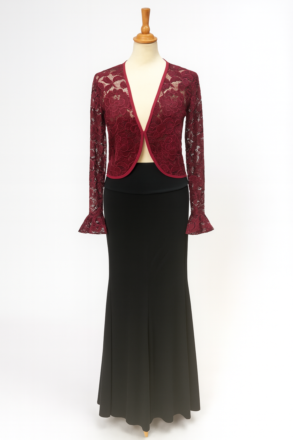 FALDA NEGRA SEMI VUELO