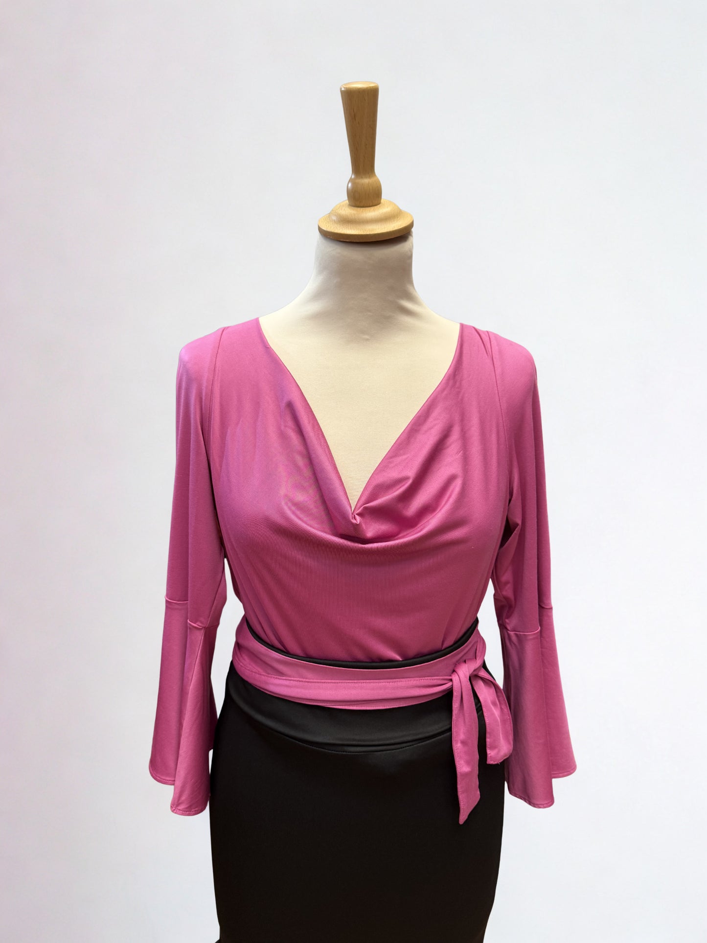 BLUSA DE PUNTO ROSA