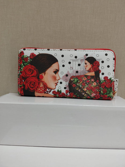 CARTERA ILUSTRADA DE FLAMENCA