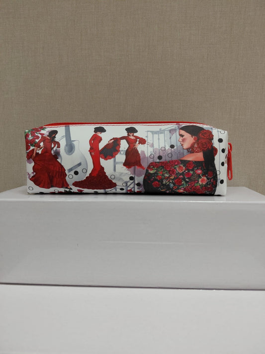 ESTUCHE ILUSTRADO DE FLAMENCA