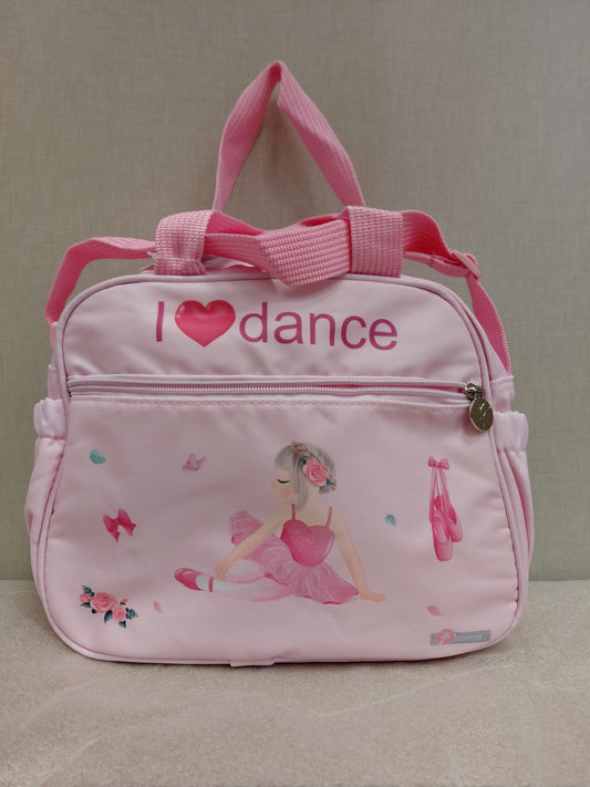 BOLSA DE DANZA ROSA ESTAMPADA
