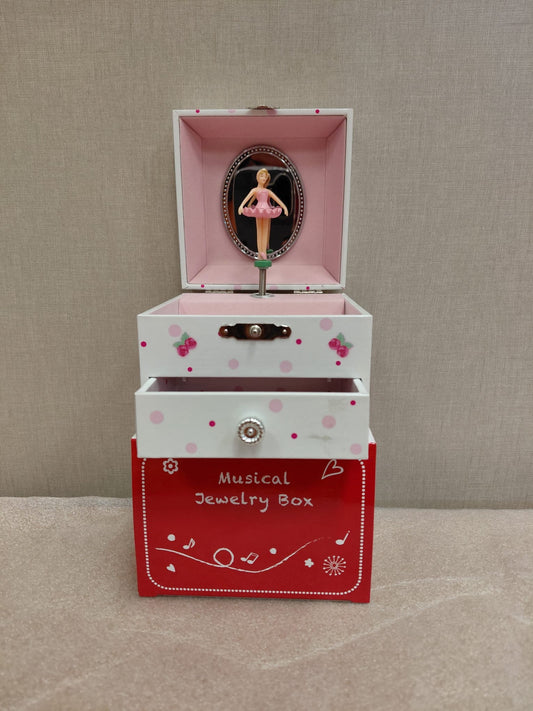 JOYERO MUSICAL DE BAILARINA CON ESPEJO