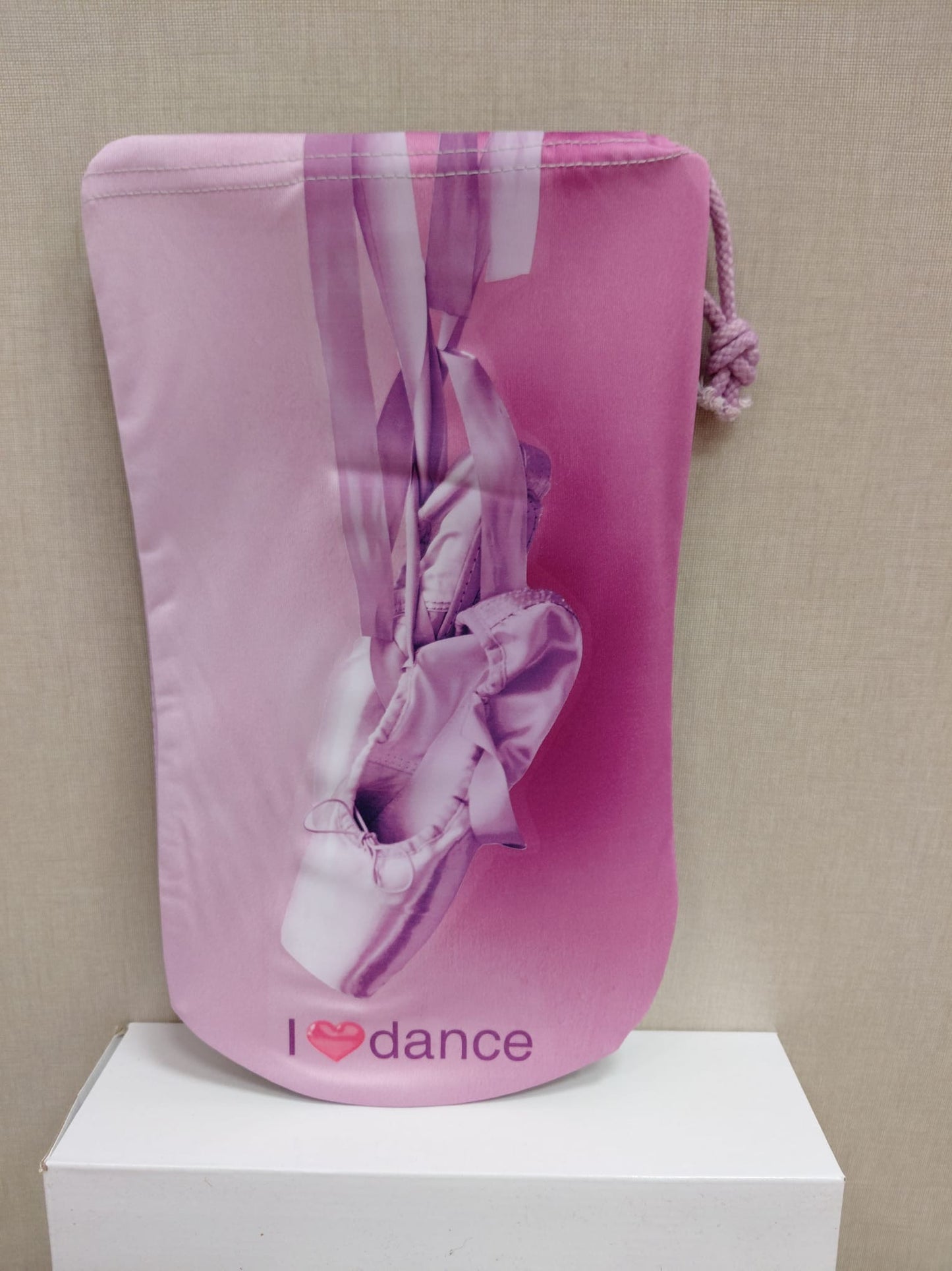Bolsa de puntas de ballet rosa