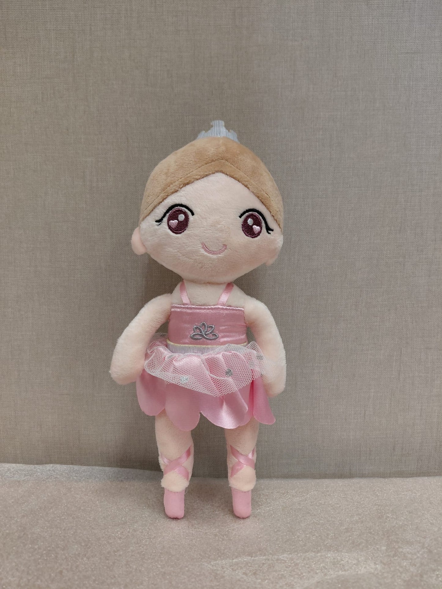 MUÑECA BAILARINA ROSA CON ENGANCHE