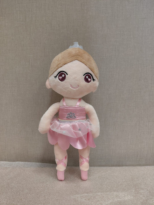 MUÑECA BAILARINA ROSA CON ENGANCHE