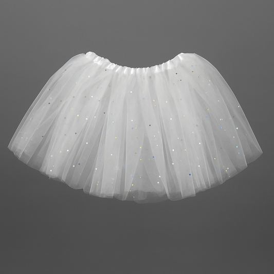 TUTÚ BLANCO CON BRILLANTES 28 CM
